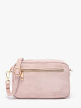 Shoulder Bag Velvet Leather Milano Pink velvet VE25115