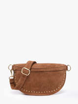 Belt Bag Leather Milano Brown velvet VE25111