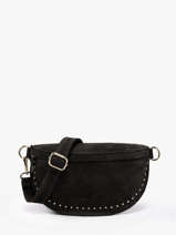 Belt Bag Leather Milano Black velvet VE25111