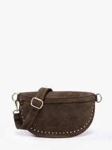 Belt Bag Leather Milano Brown velvet VE25111