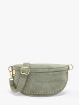 Belt Bag Leather Milano Green velvet VE25111