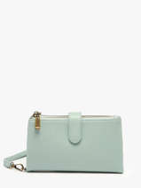 Wallet With Coin Purse Soft Mandoline Blue soft 195