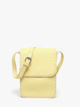 Sac Bandouli�re Brodery Miniprix Jaune brodery 19675