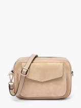 Shoulder Bag Velvet Caviar Leather Milano Beige velvet caviar VC25067