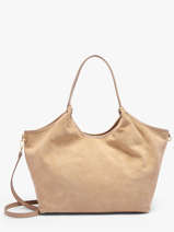 Sac Port� �paule Velvet Caviar Cuir Milano Beige velvet caviar VC241110