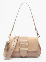 Satchel Velvet Caviar Leather Milano Beige velvet caviar VC25114