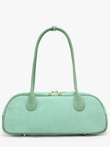 Sac Port� �paule Velvet Caviar Cuir Milano Vert velvet caviar VC25112