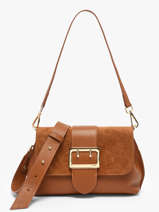 Satchel Velvet Caviar Leather Milano Brown velvet caviar VC25114