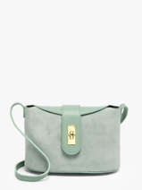 Sac Bandouli�re Velvet Caviar Cuir Milano Vert velvet caviar VC25115