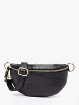 Sac Banane Cuir Milano Noir nine NI19091
