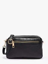 Sac Bandouli�re Nine Cuir Milano Noir nine NI25115