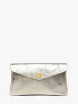 Coin Purse Leather Milano Gold nine NI23113O