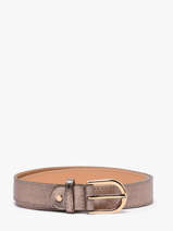 Ceinture R�glable Nine Cuir Milano Marron nine NI25067