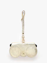 Sunglass Case Leather Milano Gold nine NI25069