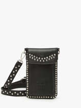 Phone Case Leather Basilic pepper Black glam BGLA88