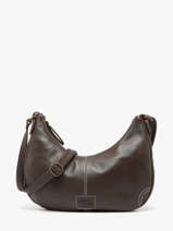 Shoulder Bag Seam Leather Basilic pepper Brown seam BSEA03