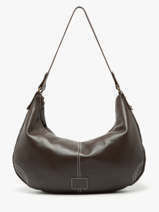 Shoulder Bag Seam Leather Basilic pepper Brown seam BSEA04