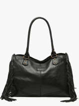 Shoulder Bag Dakota Leather Basilic pepper Black dakota BDAK31