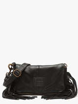 Shoulder Bag Dakota Leather Basilic pepper Black dakota BDAK43