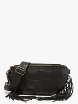 Belt Bag Leather Basilic pepper Black dakota BDAK32