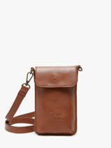 Phone Case Leather Basilic pepper Brown cow BCOW88