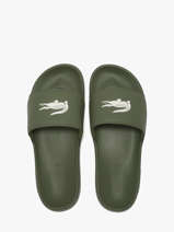 Claquettes Lacoste Vert men 9CMA0041