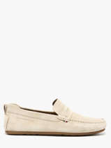 Moccasins In Leather Tommy hilfiger Beige men 5789ACI