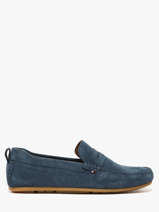 Moccasins In Leather Tommy hilfiger Blue men 5789DBZ
