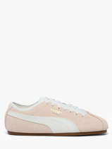 Sneakers In Leather Puma Pink women 40445601