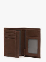 Wallet Bilbao Leather Francinel Brown bilbao 47988-vue-porte