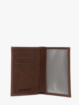Wallet Bilbao Leather Francinel Brown bilbao 47976-vue-porte