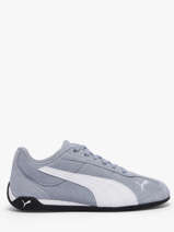 Sneakers In Leather Puma Gray women 40509707