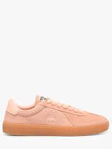 Sneakers In Leather Lacoste Pink women 1SFA0087