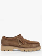 Derby Shoes In Leather Clarks Beige men 26186419