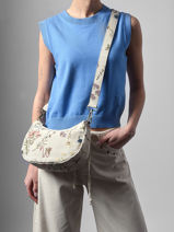 Shoulder Bag Alocasia Cotton Woomen Beige alocasia WALO18-vue-porte