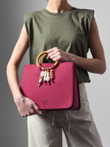 Satchel Camomille Pearl Woomen Pink camomille pearl WCAE1M-vue-porte