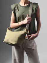 Shoulder Bag Camomille Pearl Woomen Green camomille pearl WCAE03-vue-porte