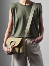 Sac Bandouli�re Camomille Pearl Woomen Vert camomille pearl WCAE06-vue-porte