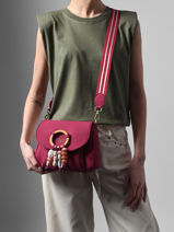 Sac Bandouli�re Camomille Pearl Woomen Rose camomille pearl WCAE06-vue-porte