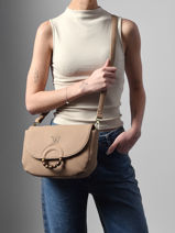 Shoulder Bag Neflier Pearl Woomen Beige neflier pearl WNEP04-vue-porte
