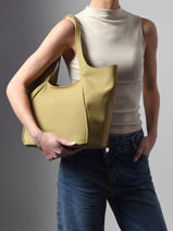 Shoulder Bag Crocus Woomen Green crocus WCRO07-vue-porte