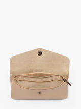 Porte-monnaie Caviar Cuir Milano Beige caviar CA23113-vue-porte