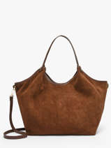 Sac Port� �paule Velvet Caviar Cuir Milano Marron velvet caviar VC241110