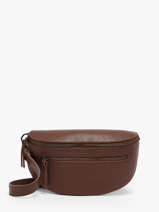 Leather Caviar Belt Bag Milano Brown caviar CA23111