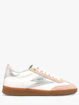 Sneakers In Leather Semerdjian White women EMILY312