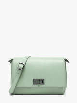 Sac Bandouli�re Caviar Cuir Milano Vert caviar CA24061