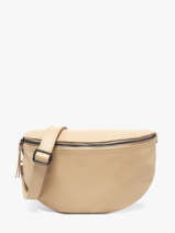 Leather Caviar Belt Bag Milano Beige caviar CA21123
