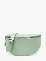 Leather Caviar Belt Bag Milano Green caviar CA21123
