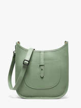 Sac Bandouli�re Caviar Cuir Milano Vert caviar CA25068