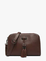 Sac Bandouliere Caviar Cuir Milano Marron caviar CA21101